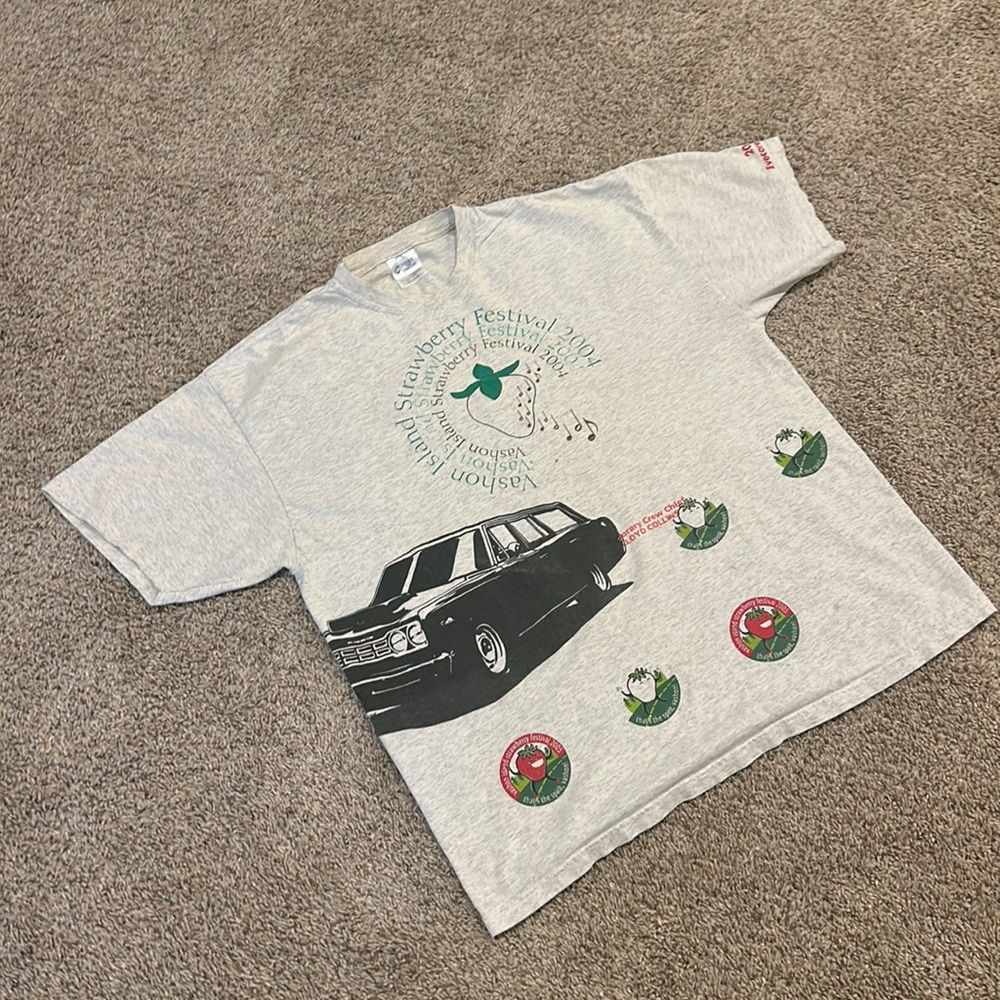 Vintage 2004 Y2K Vashon Island Strawberry Festival Shirt Men’s Size XL - Picture 4 of 7